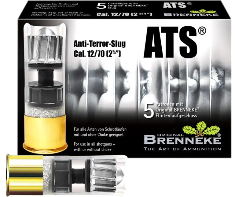 Brenneke ATS (Anti Terror Slug)  12/70  424grs.  5 Stück