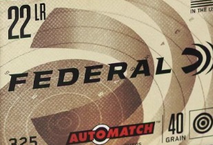 Federal Automatch Target .22lr 40grs. 325 Stück