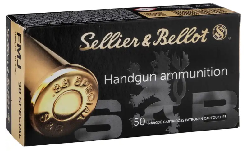 S&B .38 Special 158grs. FMJ 50 Stück