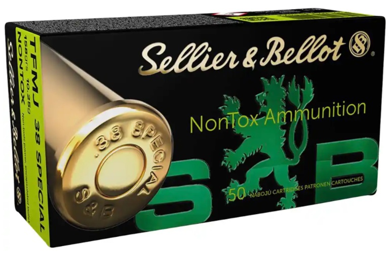 S&B NonTox .38 Special 158grs. TFMJ 50 Stück