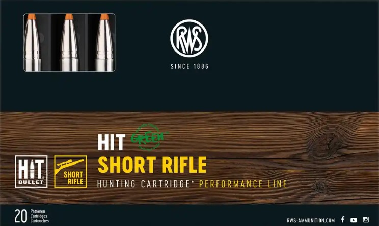 RWS HIT Short Rifle .308 Winchester 150grs. 20 Stück