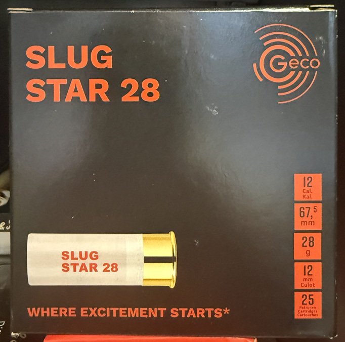 GECO 12/67,5 STAR Slug 28g. 25 Stück Kopie