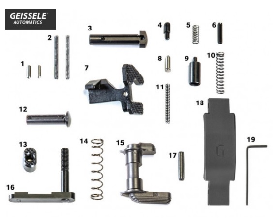 Geissele Super Duty Lower Parts Kit für AR15