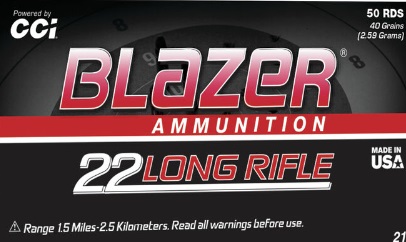 CCI Blazer .22lr 40grs.  50 Stück