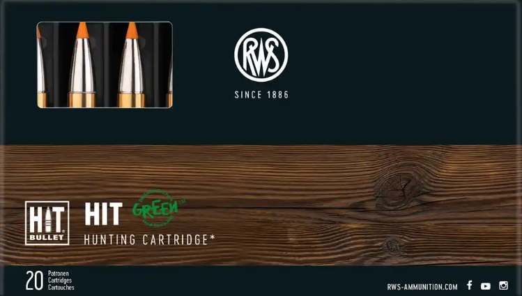 RWS HIT .308 Winchester 165grs. 20 Stück