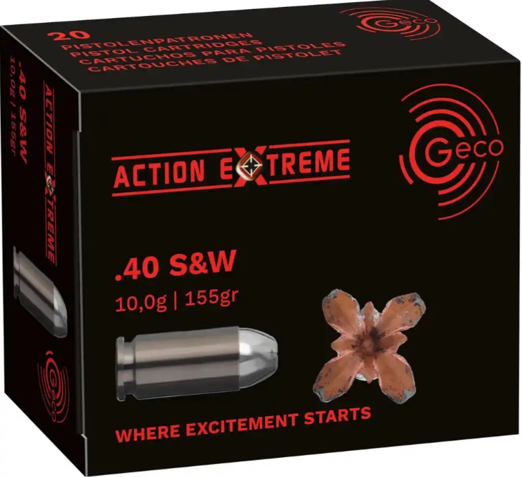 GECO Action Extreme .40S&W 154grs. 20 Stück