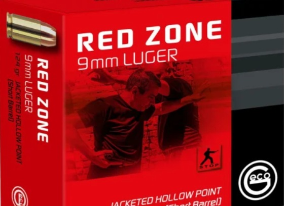 GECO Red Zone 9mm Luger 124grs. JHP 20 Stück
